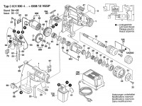 Bosch 0 601 930 466 Gsb 12 Vesp Batt-Oper Drill 12 V / Eu Spare Parts